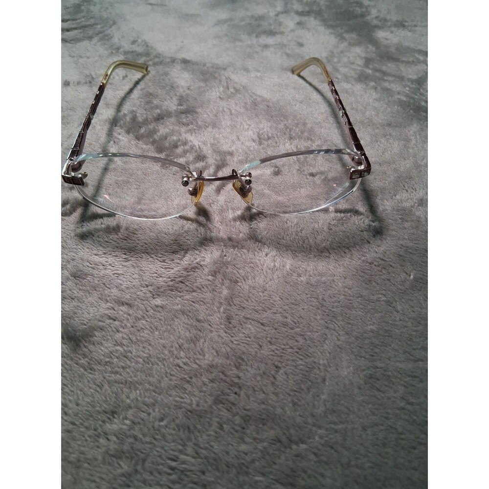Versace 1052-B 1056  52-16  135 women rimless eyeglasses frame 52 Made In Italy